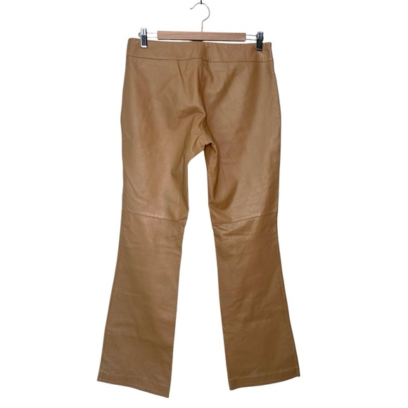 Old Navy Vintage Y2K Tan Leather Pants Size 6 - Picture 5 of 11
